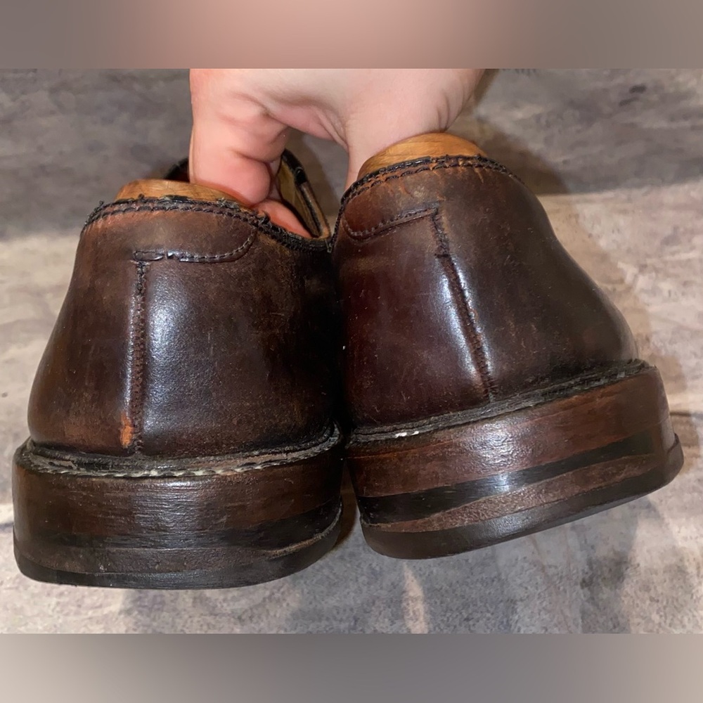 Vintage Florsheim Imperial Shell Cordovan Color 8 Brown Lace Up Derby 11 Vtg USA - Picture 4 of 11